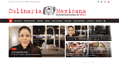 Desktop Screenshot of culinariamexicana.com.mx